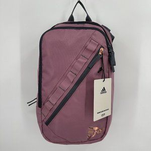 adidas Prime Sling Backpack Orchid Purple Large School Bag Fits Laptop/Tablet